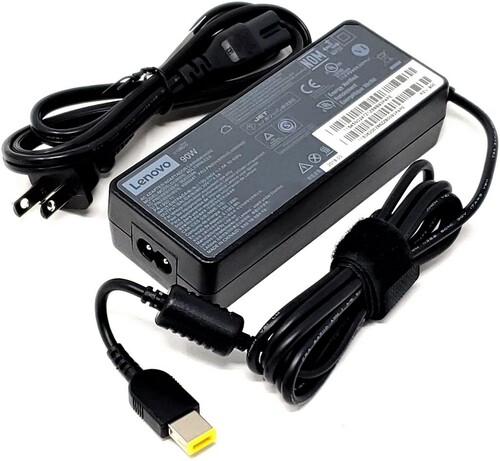 Lenovo 0B47005 - 90W 20V 4.5A Slim Yellow Square Tip AC Adapter For IdeaPad ThinkPad Yoga X1 Carbon