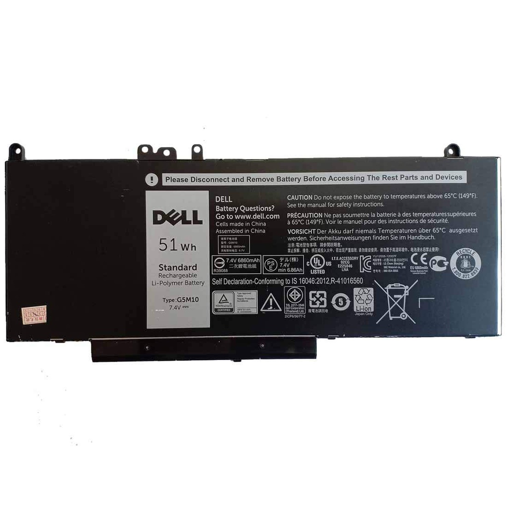 Dell Latitude DE E5450/E5550/E5570/NGGX5 Original (6 cells) Laptop Battery