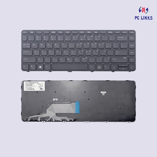 Laptop Keyboard (No-Backlit with Frame) Replacement for HP Probook 430 G3 440 G3 430 G4 440 G4 640 G2 645 G2